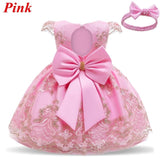 Baby Girls Christmas Dress 3 6 9 12 18 24 Months Toddler Newborn Lace Princess Dress