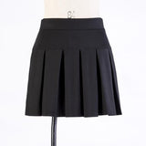 Mini Pleated Women Casual High Waist A Line Short Skirts Korean Style Egirl Aesthetic Kawaii Bottoms