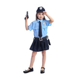 Cute Police Officer Costume Cosplay For Girls Halloween Costume For Kids