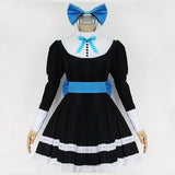 Panty & Stocking with Garterbelt Heroine Anarchy Stocking Black Dress Cosplay Costume women Lolita Maid Suits party Uniform