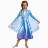 New Girls Elsa Dress Snow Queen Costumes Cosplay For Kids Dress Princess Disfraz Carnaval Vestido De Festa Infantil Congelados