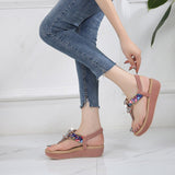 Women Roma Flat Peep Toe Sandals High Quality Summer Ladies Outside Sexy Shoes