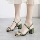 Soft Women Heels Gladiator Summer Plus Size Wedges Shoes Female Sandals