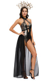 Ancient Egypt Egyptian Cleopatra Costume for Women Halloween Costumes Medieval Roman Princess Hydra Witch Cosplay Clothing