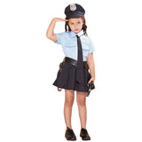 Cute Girls Police Costume Cosplay Halloween Costume For Kids Carnival Party Dress Up