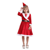 New Christmas Clothes Children Santa Claus Dress Kids Girls Festival Party Cosplay Dresses One Piece child New year costume