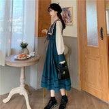 Sweet Lolita Dress Women Spring Elegant Designer Party Midi Dress Female Casual Slim Kawaii Japanese Korean Dress Women 2021 New