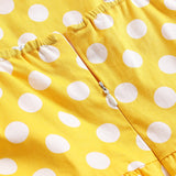 Polka Dot Print Strapless Summer Dresses Women 50S 60S Robe Vintage Pinup Retro Party Rockabilly Dress 2021 Vestidos Elegant
