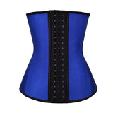 High Quality 3 Hooks Slimming Body Shaper Waist Trimmer Belt 9 Steel Boned Underbust Corset Latex Waist Trainer for Weight Loss