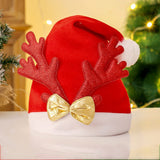 Christmas Hat Children Cartoon Snowman Elk Christmas Decoration Plush Cap Adult Antlers Christmas Supplies Santa Claus Gifts