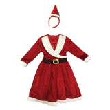 New Christmas Clothes Children Santa Claus Dress Kids Girls Festival Party Cosplay Dresses One Piece child New year costume