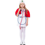 Cute Nurse Costume Cosplay Girls Halloween Costume For Kids