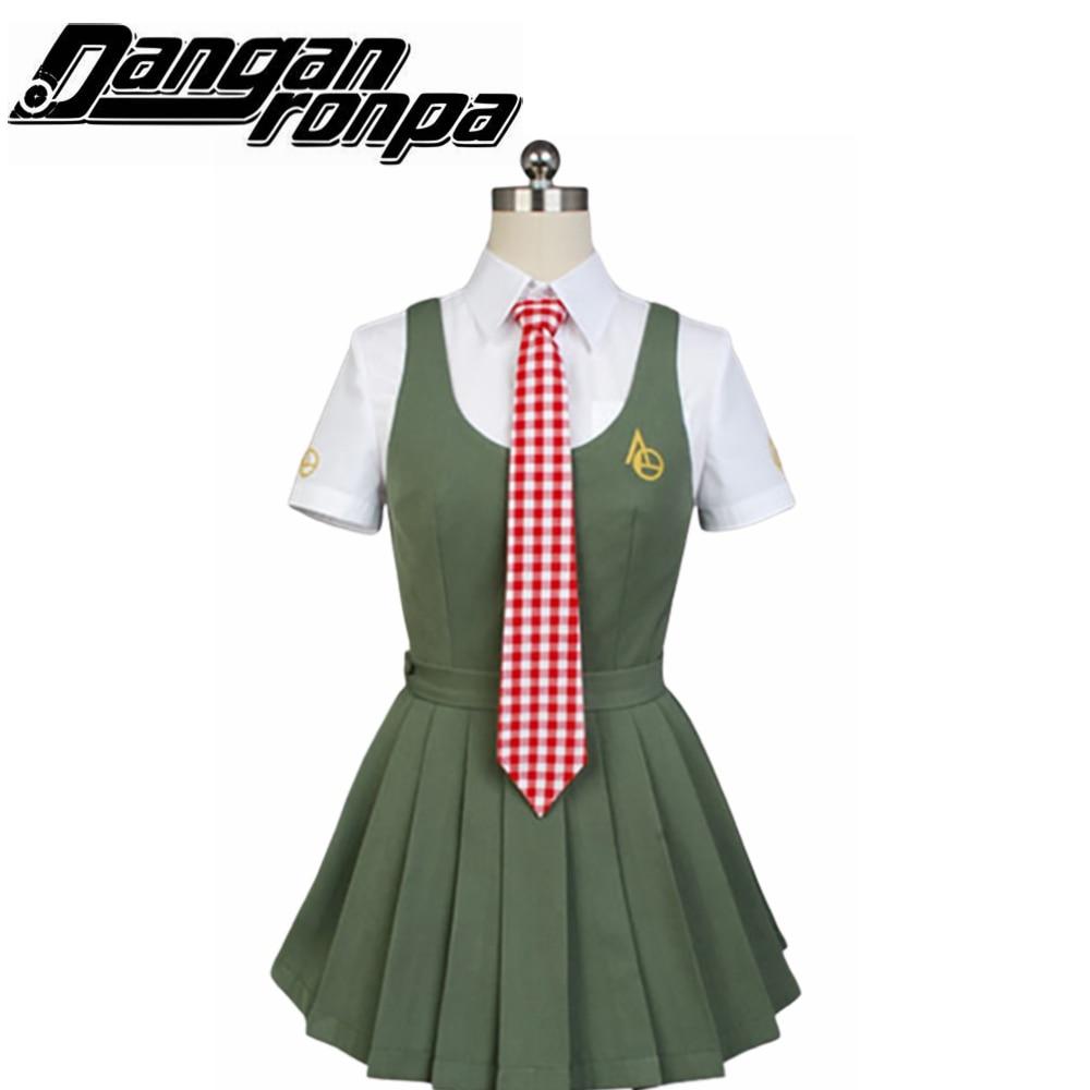 Fun Japan anime super Dangan Ronpa 2 Danganronpa Koizumi Mahiru cosplay costumeschool full set uniform white shirt skirt