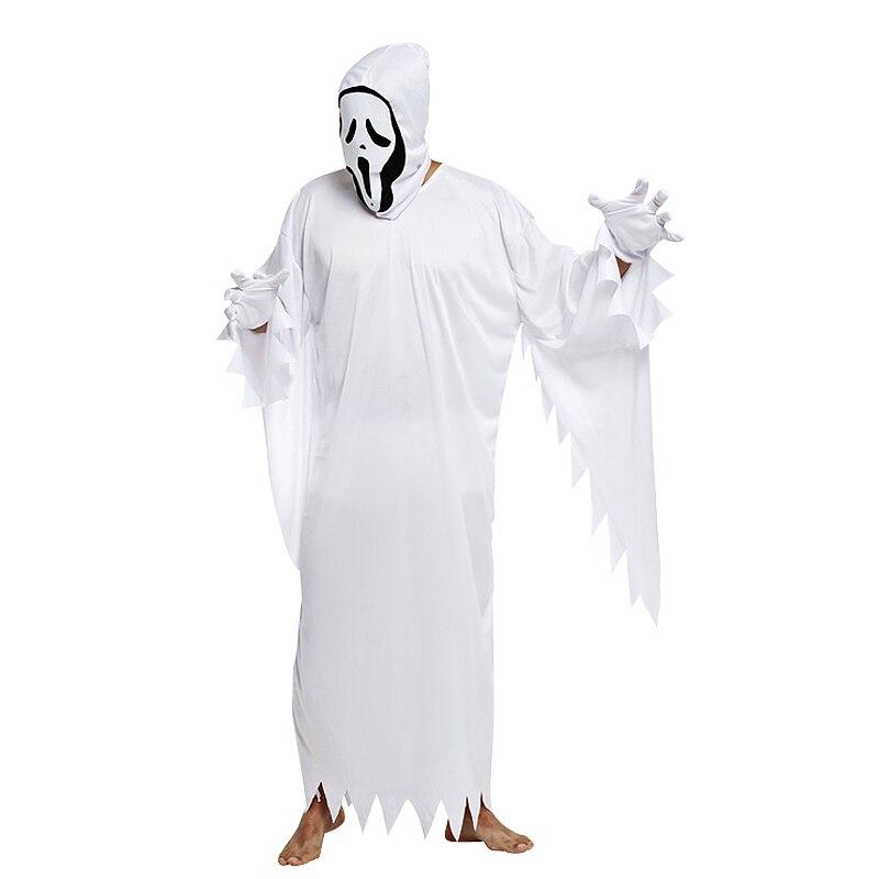 Free Shipping Halloween Children's Costume Ghost Set Adult Kids Performance Costume Elf Dress Up Boys and Girls Ghost Clothes