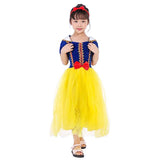 Snow White Dress Girl Kids Snow White Cosplay Costume Snow White Dresses Children Halloween Costume Snow White Party Supplies