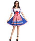 Oktoberfest Costume Party Cosplay Beer Girl Maid Costume Dress for Women Wench German Dirndl Dress