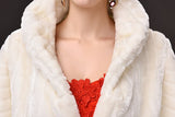 Elegant Winter Bridal Wraps Faux Fur Bolero Winter Wraps Coat Bridal Jacket