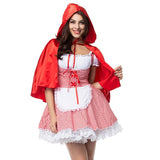 Fairy Tales Little Red Riding Hood Costume halloween costumes for women Fancy Dress S-6XL