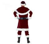 M-XXXL Luxury Christmas Costume Santa Claus For Adults Red Christmas Clothes Santa Claus Costume Fun At Your Xmas Party Dress Up