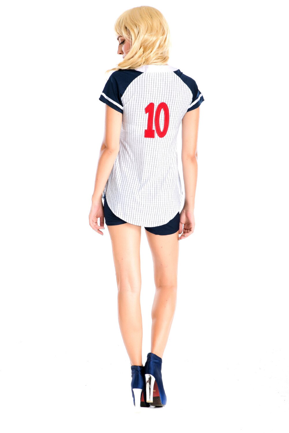 High Quality Sexy Baseball Cheerleader Costume High School Girl Cheerleading Uniform Cheer Fancy Dress