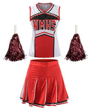 Sexy High School Girl Baseball Cheerleader Costume Sport Cheer Uniform Cheerleading Fancy Dress