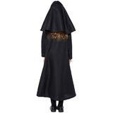 Deluxe Girls Nun Costume Cosplay Halloween Costume For Kids Carnival Party Suit Dress Up