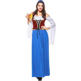 S-2XL Hot Sexy Beer Girl Costume Octoberfest Bavarian Dirndl Maid Peasant Skirt Dress Party Female Oktoberfest Dress