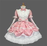 Female Princess Dress Halloween Victorian Gothic Lolita Dress Cosplay Lolita Costume Lady Maid Layered Dress Cosplay Games