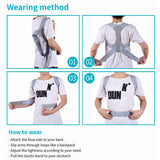 Back Posture Corrector for Women Men and Children Adjustable Shoulder Brace Support for Improve Bad Posture