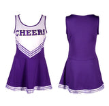 XS-XL Sexy High School Cheerleader Costume Cheer Girls Uniform Cheerleading Fancy Dress