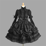 Female Princess Dress Halloween Victorian Gothic Lolita Dress Cosplay Lolita Costume Lady Maid Layered Dress Cosplay Games