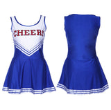 XS-XL Sexy High School Cheerleader Costume Cheer Girls Uniform Cheerleading Fancy Dress