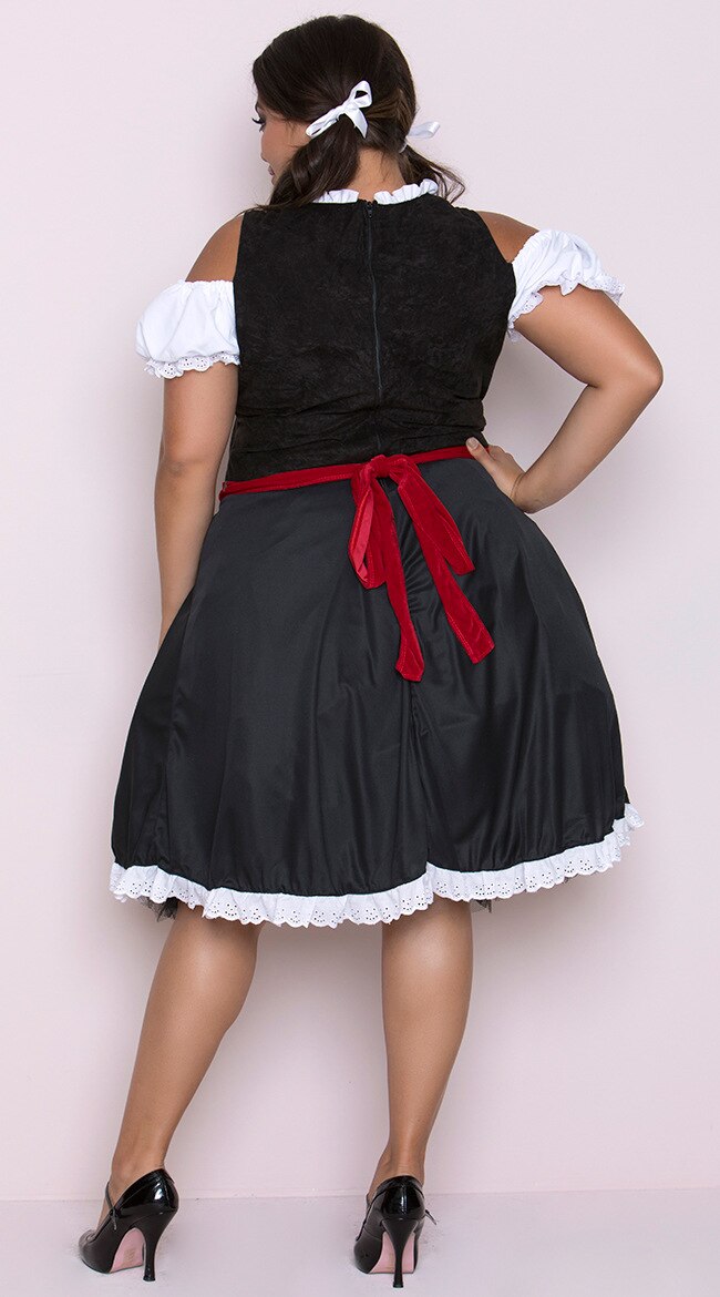 S-XXL Women Oktoberfest Traditional Dirndl Costume Beer Festival Girl Costume German Wench Maid Party Fancy Dress
