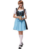 Womens Traditional German Bavarian Beer Girl Costume Sexy Oktoberfest Festival Cosplay Carnival Party Fancy Dress