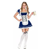 Adult Women Carnival October Festival Oktoberfest Costume Germany Beer Girl Maid Dress Party Outfit
