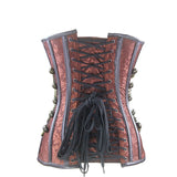 Steampunk Corset Waist Control Sexy Corsets and Bustie Steel Bone Corset Top Overbust Gothic Bustier Corselet Plus Size S-6XL