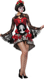 Halloween Purim Party Cosplay Scary Skeleton Ghost Bride Costume Woman Adult Mexican Day of The Dead Horror Zombie Fancy Dress