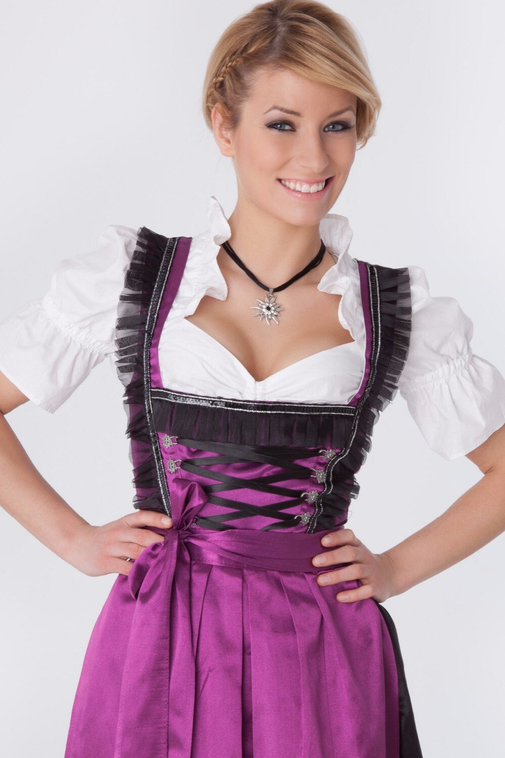Women's Oktoberfest Beer Girl Dress Ladies Germany Wench Dirndl  Maid Peasant Skirt Dress Apron Blouse Gown Costume