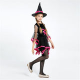 New Arrival Kids Witch Costume Girls Party Fancy Cosplay Clothing