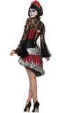 Halloween Purim Party Cosplay Scary Skeleton Ghost Bride Costume Woman Adult Mexican Day of The Dead Horror Zombie Fancy Dress