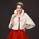 Elegant Winter Bridal Wraps Faux Fur Bolero Winter Wraps Coat Bridal Jacket
