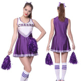 XS-XL Sexy High School Cheerleader Costume Cheer Girls Uniform Cheerleading Fancy Dress