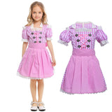 Children Girl Oktoberfest Costume Bavarian German Beer Festival Halloween Fantasia Party Dress For Kids