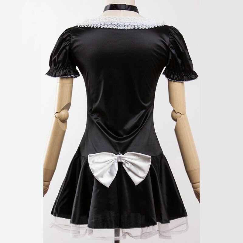 High Quality S-6XL Sexy Cosplay French Apron Maid Dress Women Exotic Servant Costume Adult Halloween Party Uniform Plus Size