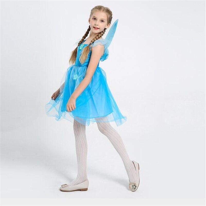 New Arrival Girls Fairy Elf Costume Halloween Performance Party Kids Cosplay Clothing