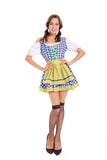 Women Germany Beer Carnaval Festival October Dirndl Dress Bavarian Octoberfest Apron Maid Costume Beer Girl Fancy Dress