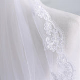 New Short Bridal Veil With Comb One Layer Multi-Color Wedding Veils Wedding Accessories Veu De Noiva