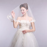 Elegant Bridal Veil 1.5m Long White/Ivory Wedding Veil Hot Sell Wedding Accessories Veu De Noiva EE705