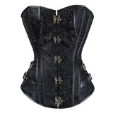 Steampunk Corset Waist Control Sexy Corsets and Bustie Steel Bone Corset Top Overbust Gothic Bustier Corselet Plus Size S-6XL