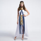 Egyptian Queen Cleopatra Costume Adult Women Halloween Exotic Egyptian Pharaoh Costumes Cosplay Masquerade Party